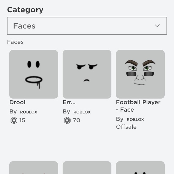 Other A 20 Roblox Ac Poshmark - a 200 roblox ac offsale roblox faces Other A 20 Roblox Ac Poshmark - offsale roblox faces